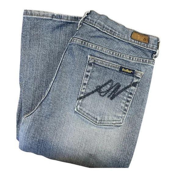 Classic Y2K Women's Low Rise Slim Flare Jeans 98% Cotton Denim 32 x 31 - Picture 5 of 16